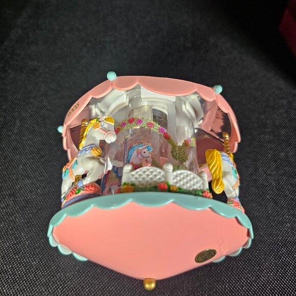 Vintage Heirloom Pretty Ponies Carousel Christmas Tree Ornament # 77 Illuminates - Picture 9 of 11